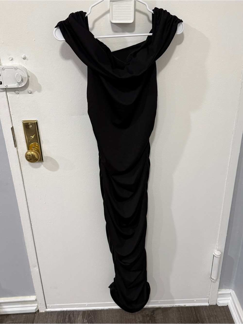 SHEIN Black Midi Dress
